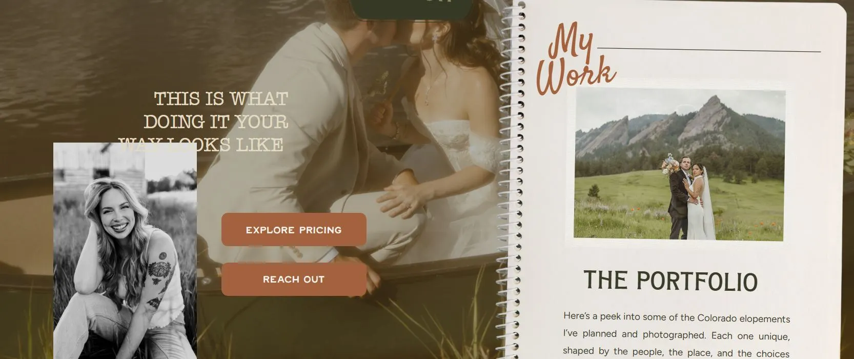 Dani Tolson website screenshot 3