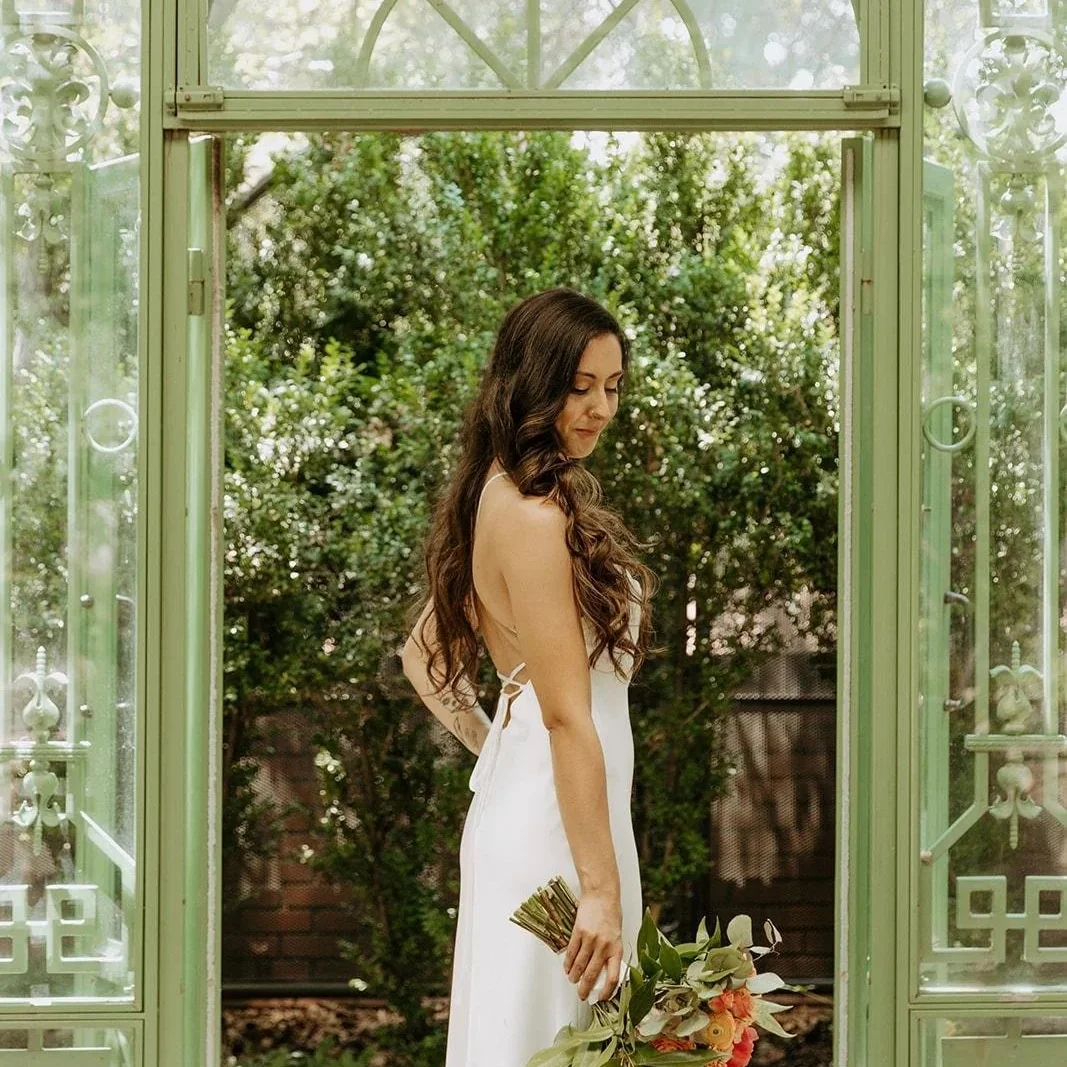 Couple sharing a quiet moment after exchanging vows